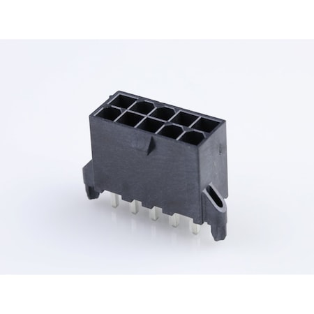 Molex Mini-Fit Jr LCP Vert. Hdr pegs 10ckt Tin 46207-0010